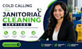 janitorial cold calling, cold calling, janitorial cleaning services, cold caller
