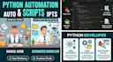 write custom python scripts, task automation, and fix bugs
