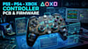 design ps5 ps4 xbox game controller pcb and embedded firmware