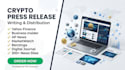 write crypto press release article, crypto press release distribution