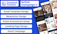 setup activecampaign drip campaign targeted emails predictive sending
