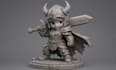 sculpt cute 3d characters, action figures, and toys for 3d printing rendering