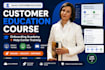 create customer education course, onboarding academy and help center training