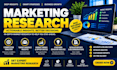 do market research, customer analysis and competitor analysis