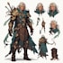 create fantasy card game art and book illustrations