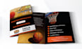 design trifold brochure, bifold pamphlet, leaflet, flyer, print or digital