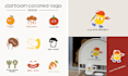 deliver warm style and lovely logo designs