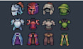 do a pixel animation pixel game assets sprite sheet pixel game icon custom pixel