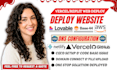 deploy your vercel website to netlify, aws cpanel to godaddy or base 44