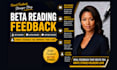 beta read your fantasy romance book as a critique reader and alpha reader