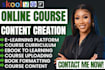 create online course content curriculum and elearning course content creation