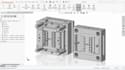 do injection mold dfm core cavity thin wall plastic part optimization solidworks