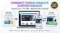 connect canva website custom domain publish live fix dns