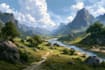 paint oil painting landscape