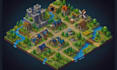 design 2d isometric tileset game map tilemap rpg pixel map and game assets pack