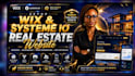 setup wix real estate website systeme io real estate website, systeme io website