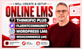 build wordpress lms using thinkific plus, woocommerce lms and fluent community