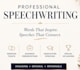 write beautifully engaging speeches