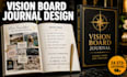 vision board journal design für amazon KDP