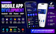 develop custom mobile app, flutter app, android ios app and mvp