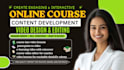 turn your course into professional video lessons with voiceover