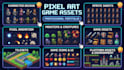 create custom pixel art characters, sprites, and game assets