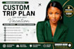 create a personalized travel itinerary and vacation trip plan for next adventure