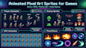 create smooth animated pixel art sprites and sprite sheets for games