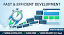 a modern responsive website and e commerce store
