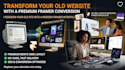 redesign and convert your website to framer