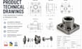 create product technical drawing, cad drawing for manufacturing and production