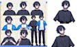 design custom 2d vtuber model art and live2d rigging