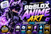 draw and custom roblox avatar anime illustration
