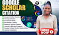 increase google scholar citation