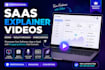 create saas software explainier app demo product wallkthrough and training video