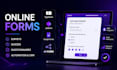 create online form survey typeform jotform googleform quiz questionaire make crm