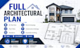 draw full set of architectural plan, 2d site plan, ohio ca texas