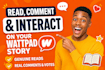 interact, read, comment and promote your wattpad and inkitt story