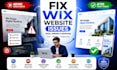 fix wix website issues, bugs, errors and redesign