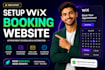 setup wix booking website wix appointment scheduling online booking automation