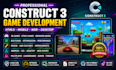 develop construct 3 HTML5 game, fix bugs, reskin, and 2d mobile web games
