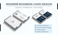 design modern canva business card