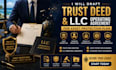 draft trust deed, llc operating agreement for asset protection plan estate plan