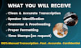 accurately transcribe audio and video to text