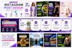 engaging instagram posts and carousel posts in canva