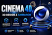 create cinema 4d 3d modeling animation rendering and motion graphics