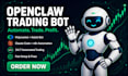 setup fix openclaw trading bot polymarket bot kalshi bot claude code crypto bot
