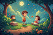 do custom children book kids book illustration