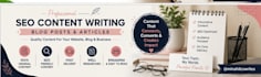 write SEO friendly blog posts and articles in english