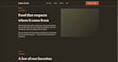 build modern bistro website  restaurant landing page design